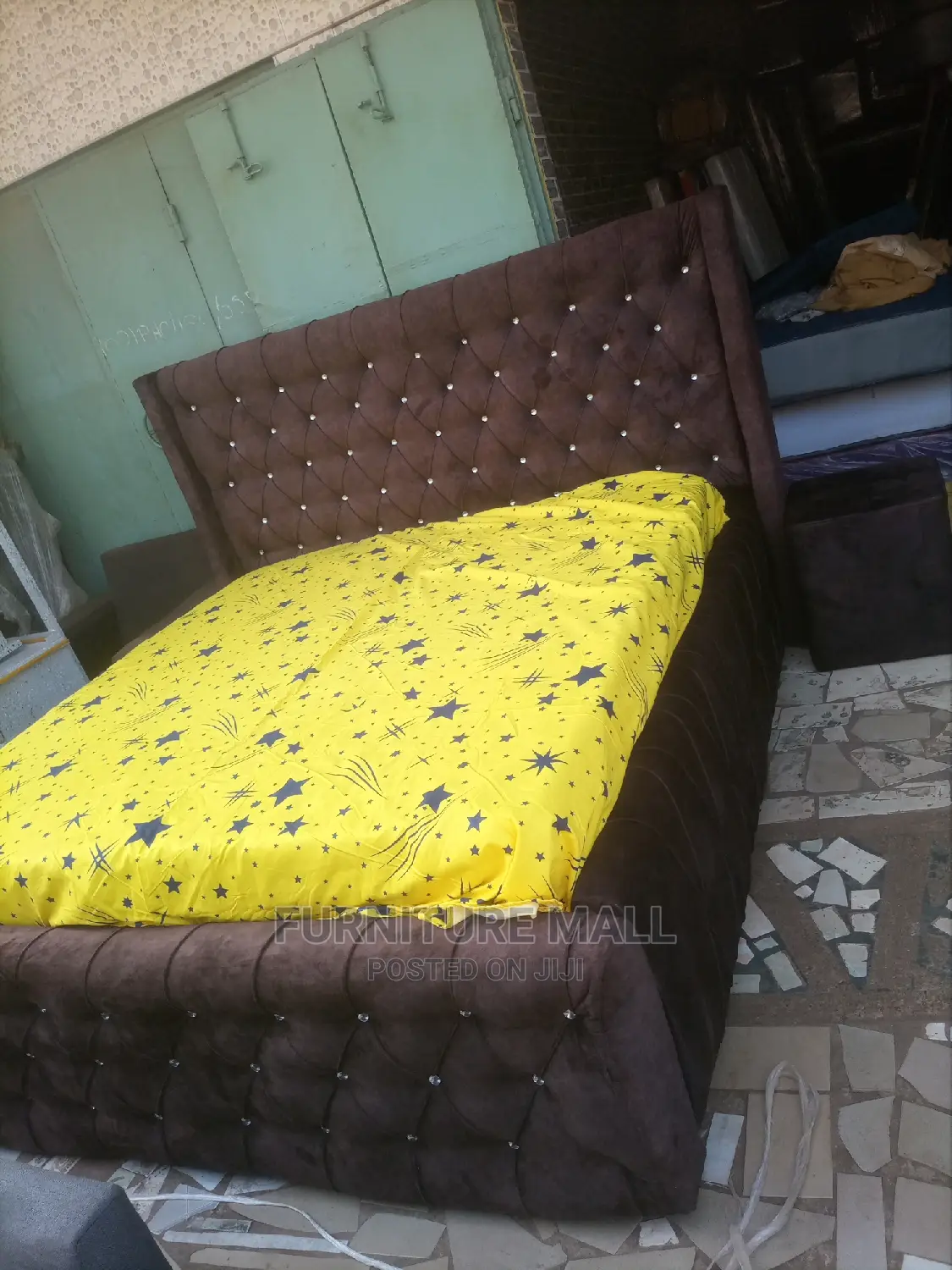 Lasting Bed With Matress And Side Tables. Free Delivery