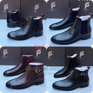 Men Ankle Leather Boot