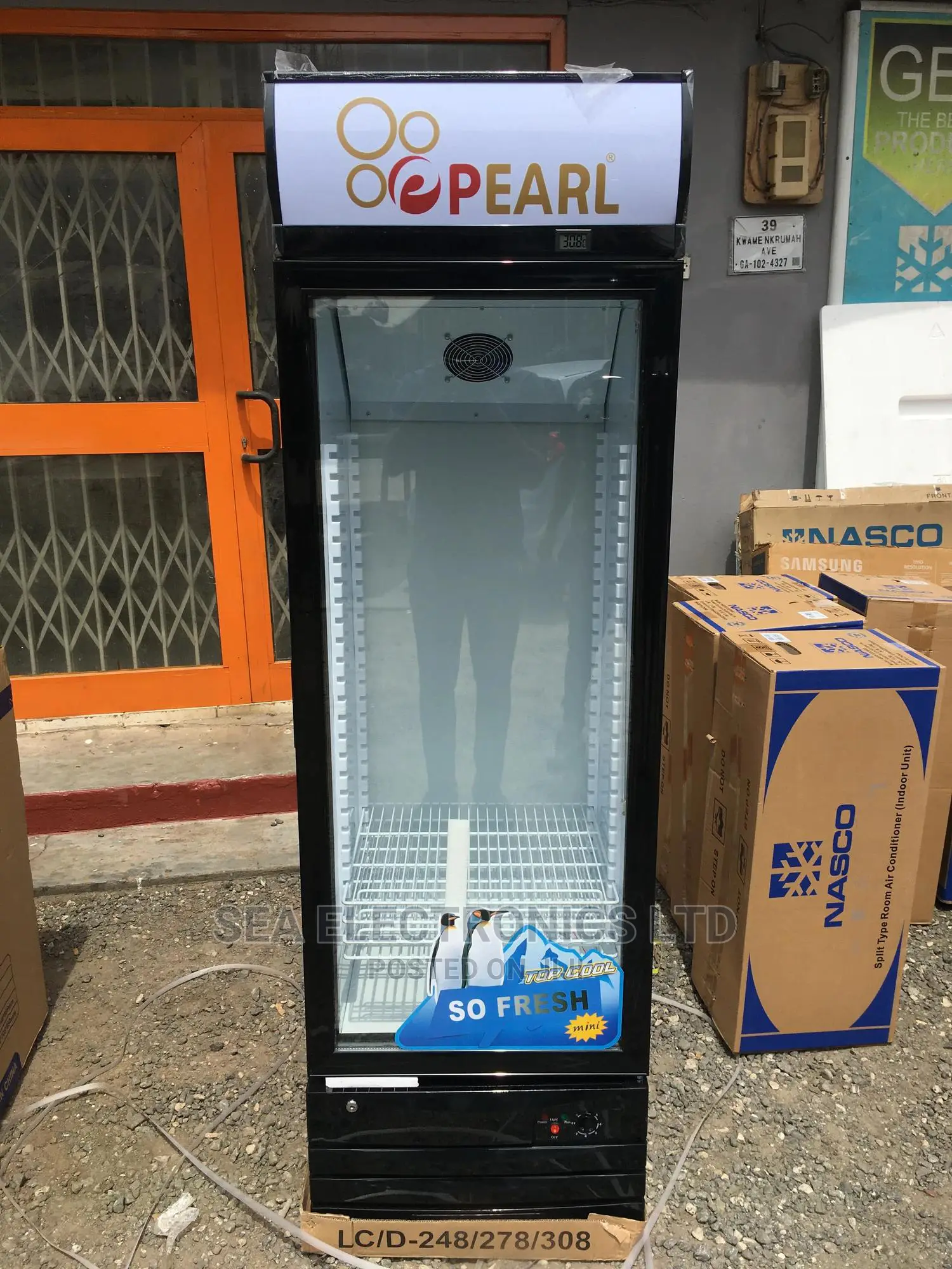 Buy New Pearl PVC-37 Single Door Display Fridge