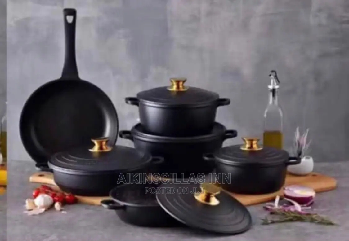 Cast Iron 11pcs Cookware
