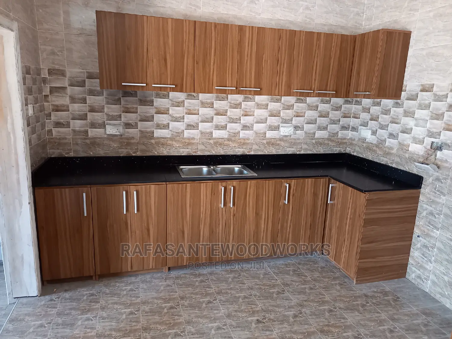 RAF Kitchen Cabinet With Laminated or Mdf and Quartz Top