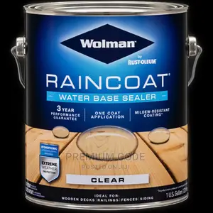 Wolman Waterbase Wood Sealer Crystal Clear 288339, Galon