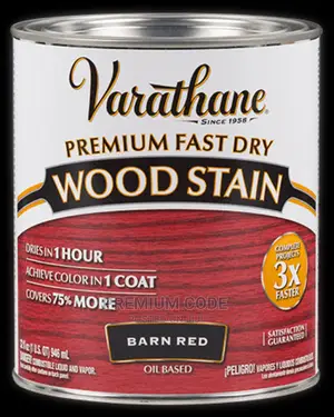Varathane Wood Stain, Barn Red
