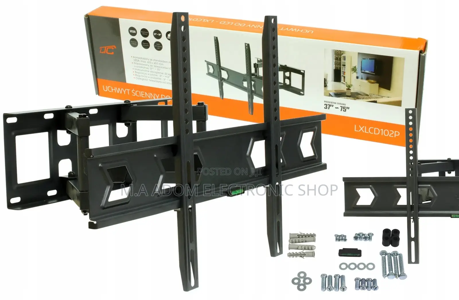 Elevate Your Screen With Adjustable Full Motion Mount 32”-70