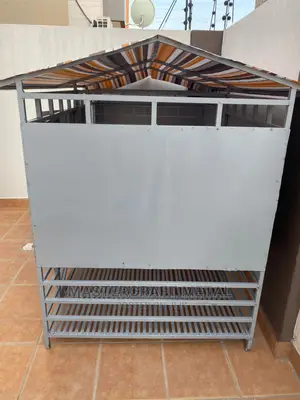Dog House Easy Cleaning 2 in 1 Steel Dog Cage / House