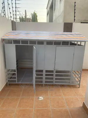Dog House Easy Cleaning 2 in 1 Steel Dog Cage / House