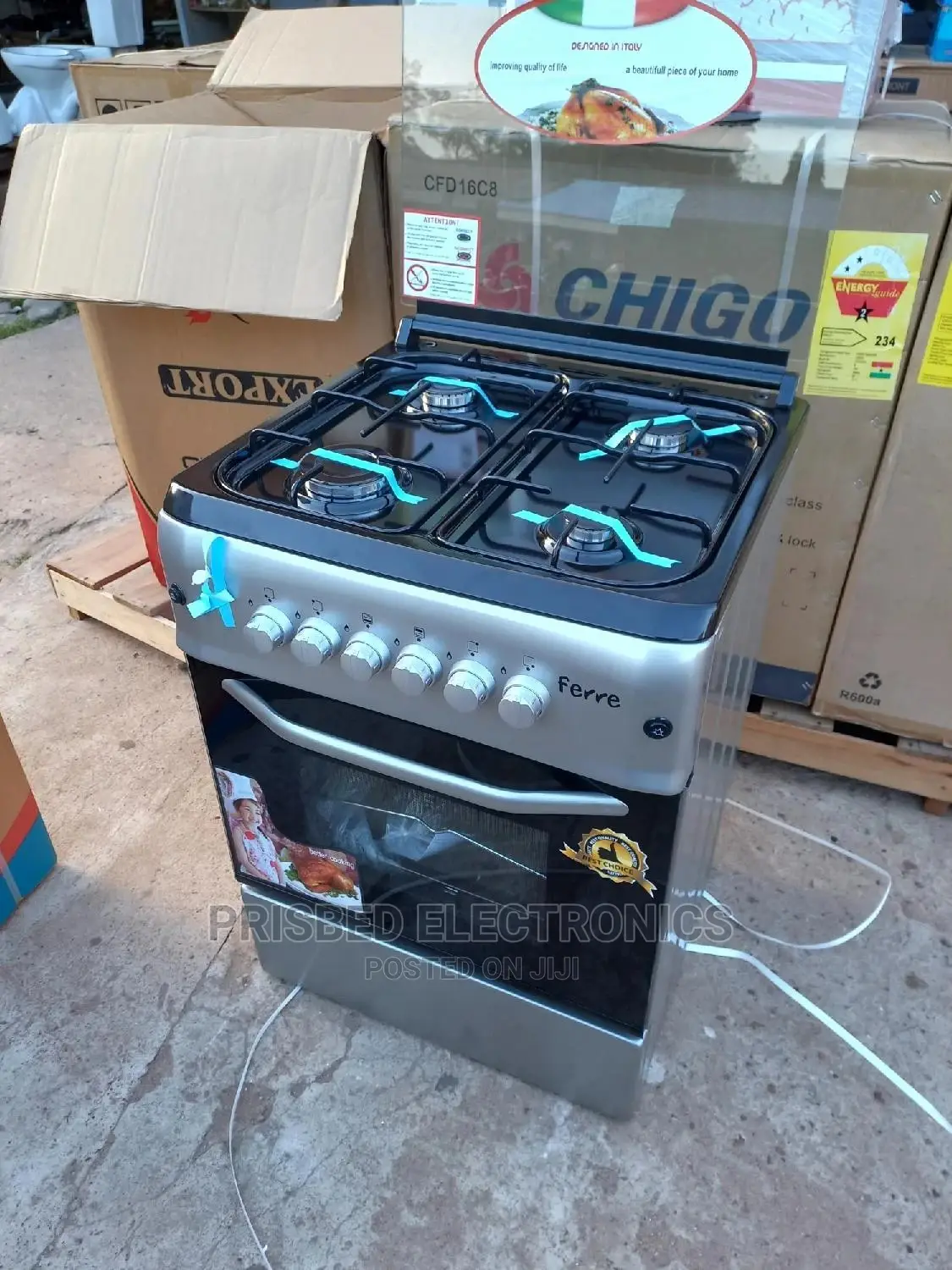 FR♡Ferre 4burner Gas Cooker 60*60