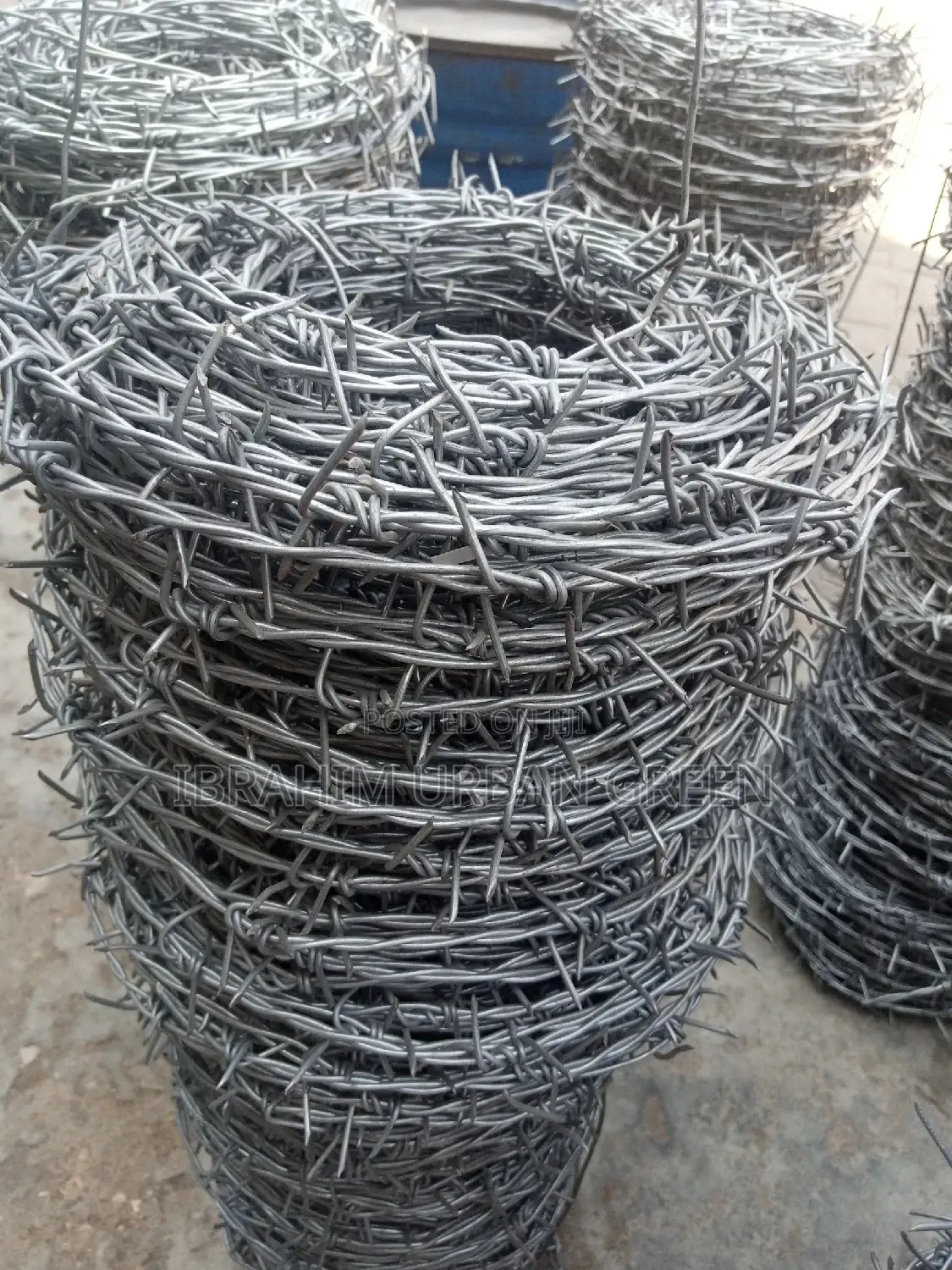 Barber Wire for Garage
