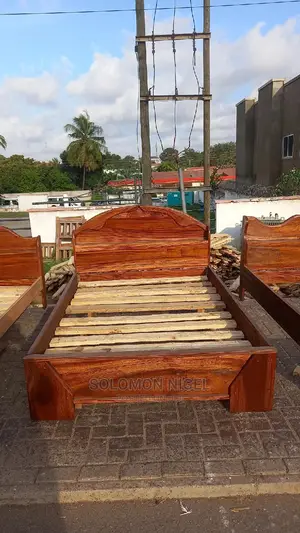 Wooden Double Bed Frame. 54"×74"