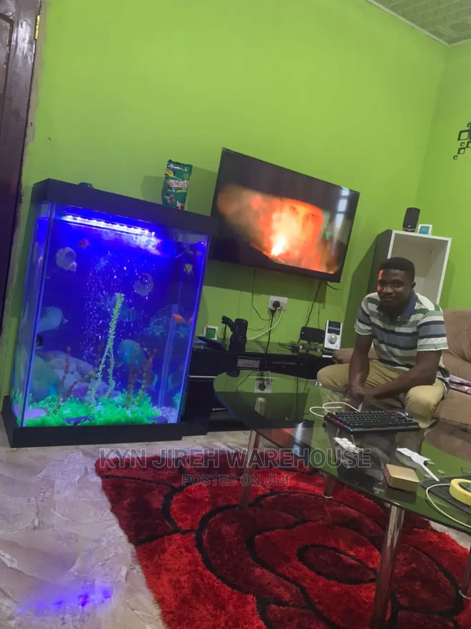 Huge Aquarium With Fishes