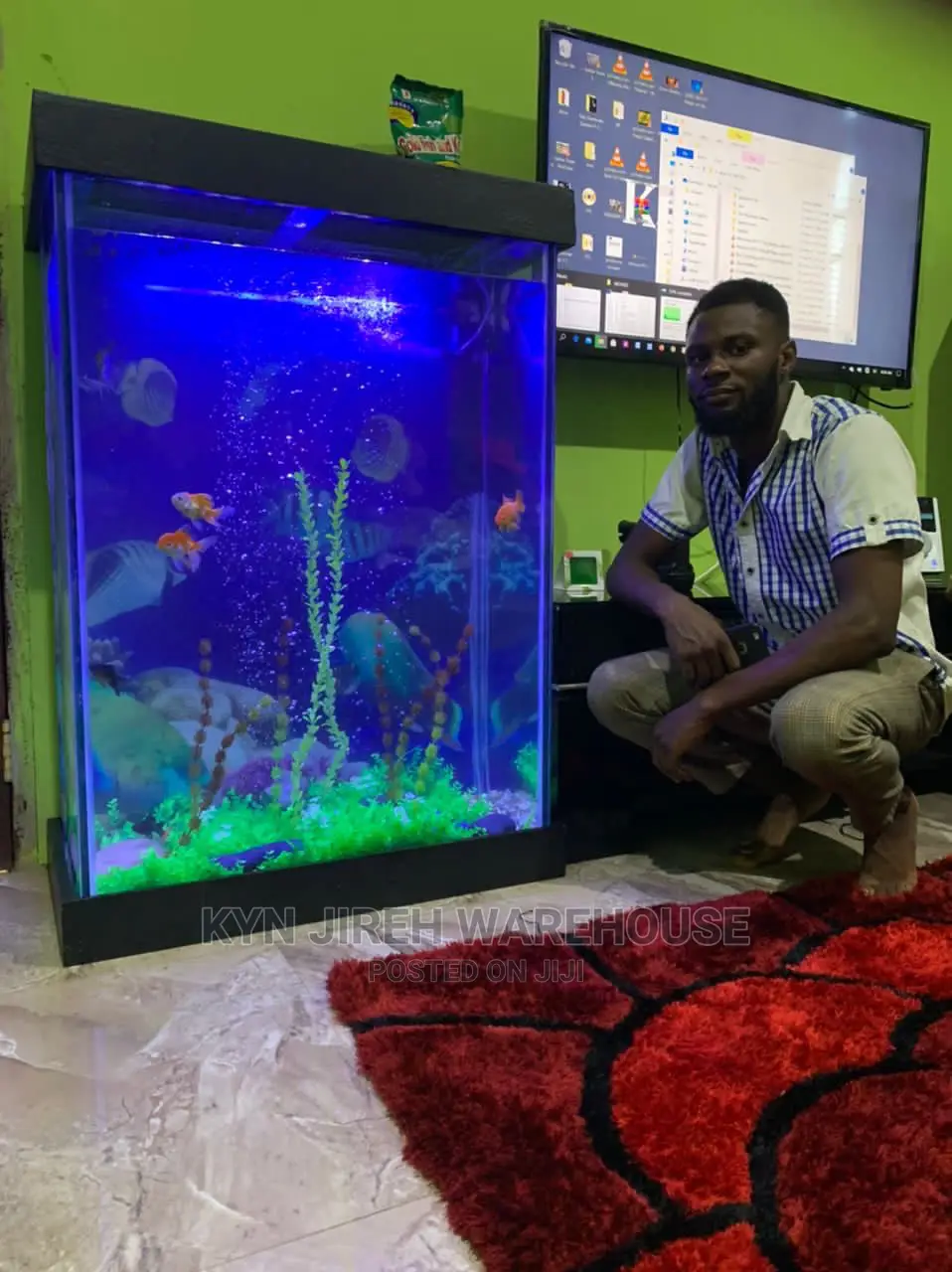 Huge Aquarium With Fishes