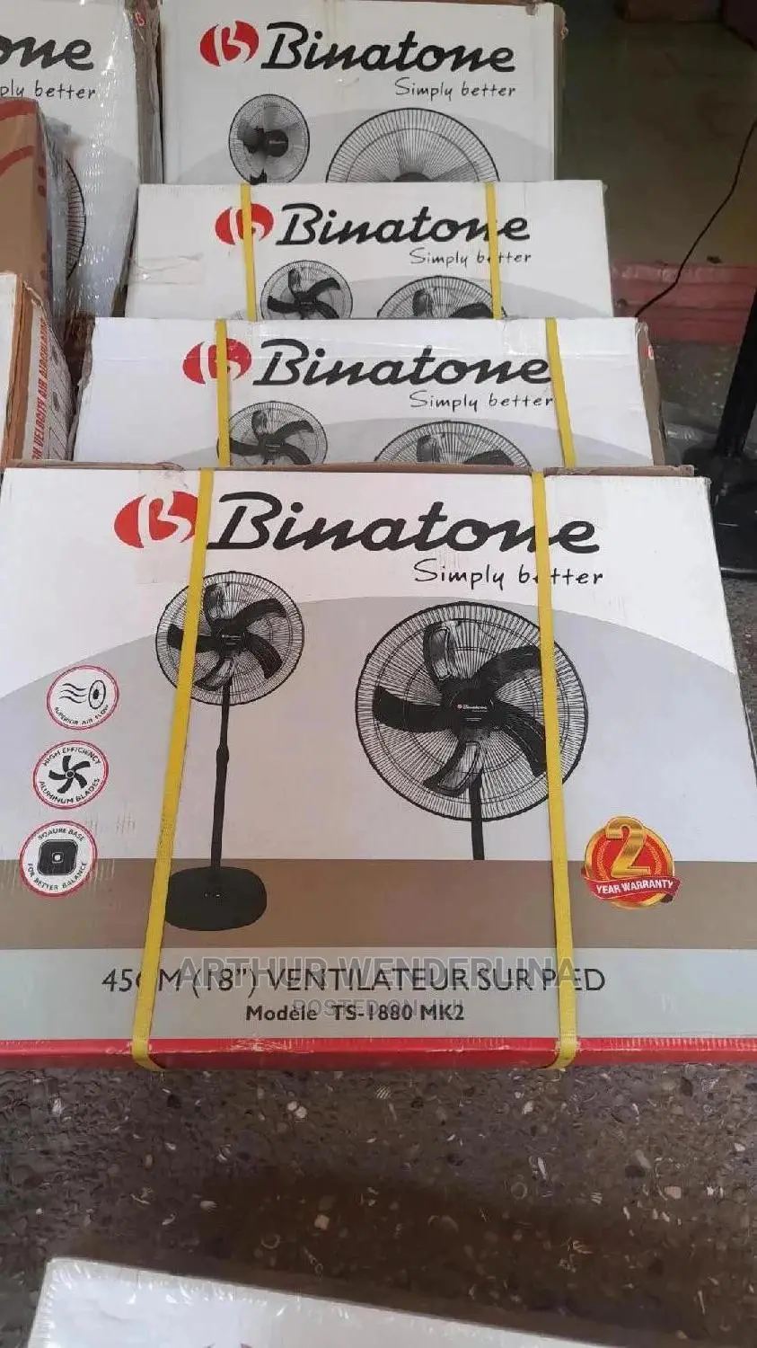 Binatone 18 Standing Fan TS-1880 MK2