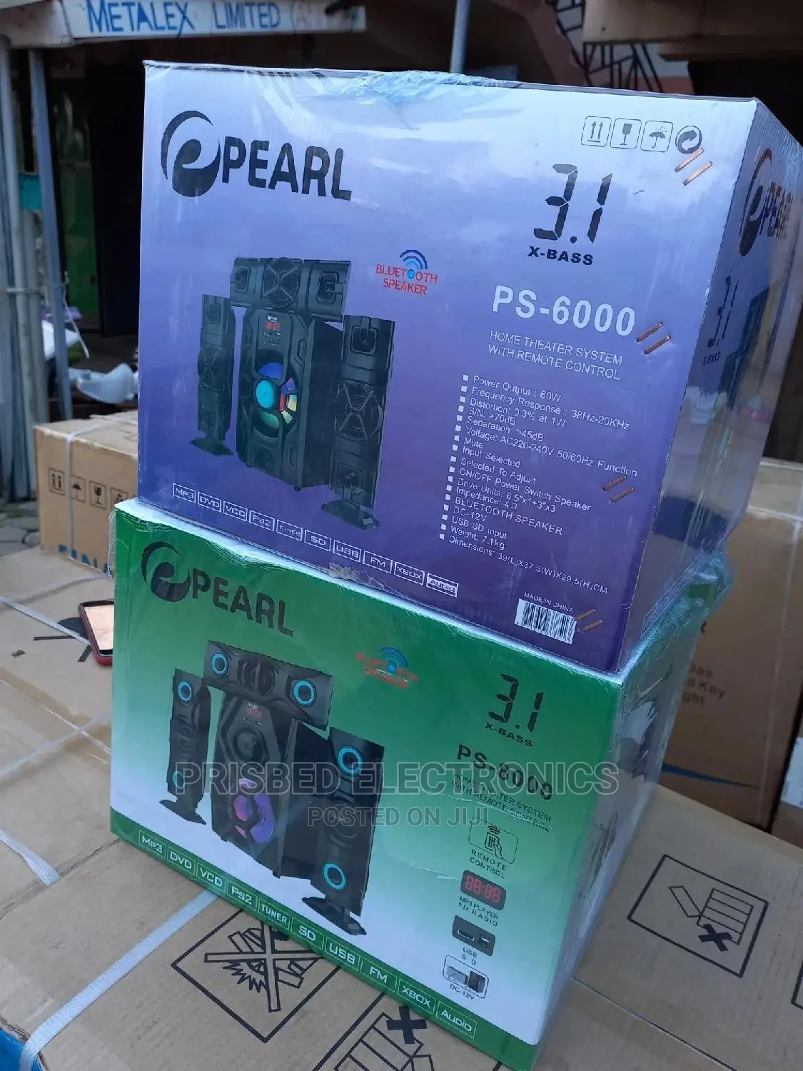 Pearl Powerful Home Theatre With Remote Control