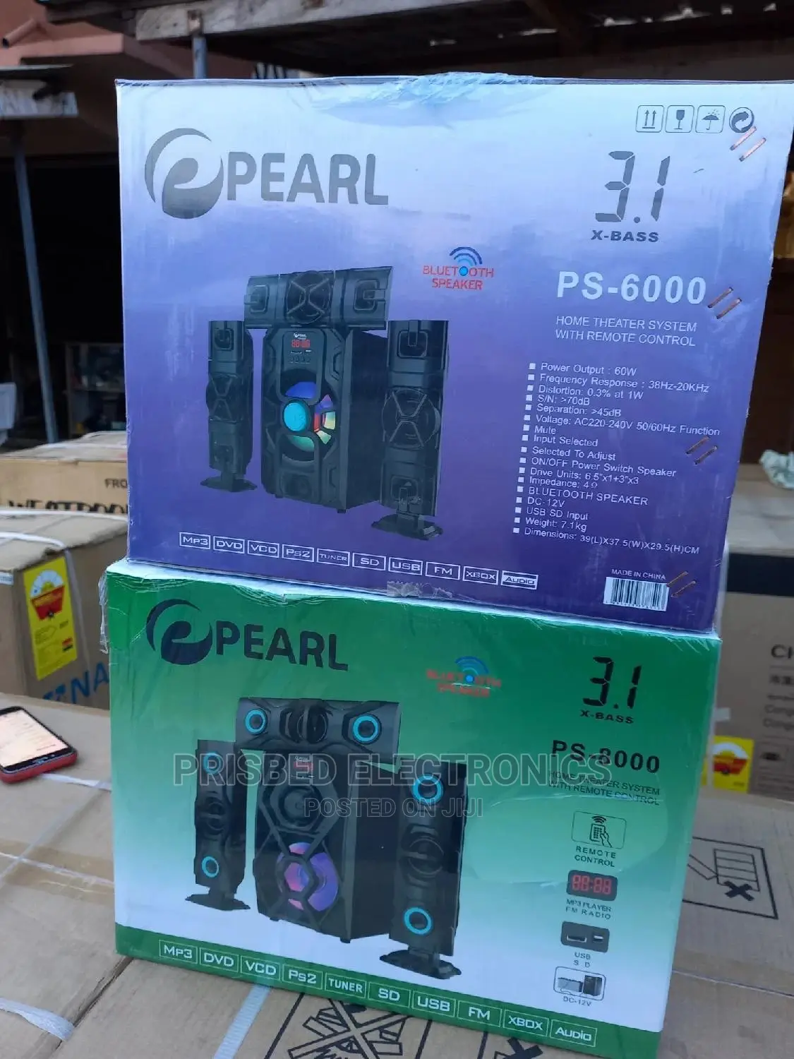 Pearl Powerful Home Theatre With Remote Control