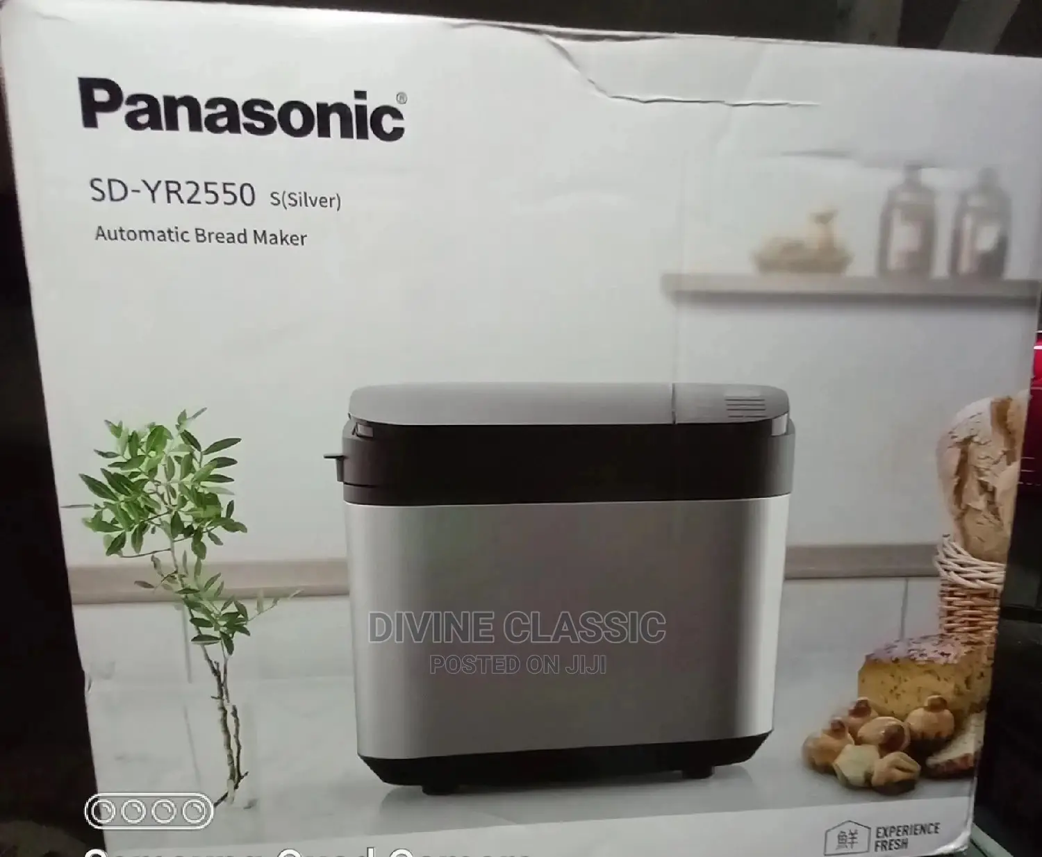 Panasonic Fully Automatic Breadmaker With Yeast and Nuts Dis