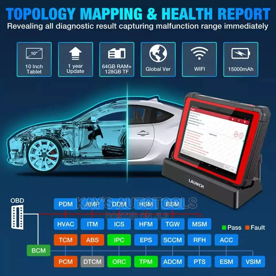 Launch X431 Pad v Professional Diagnostics Tool With Smart Box