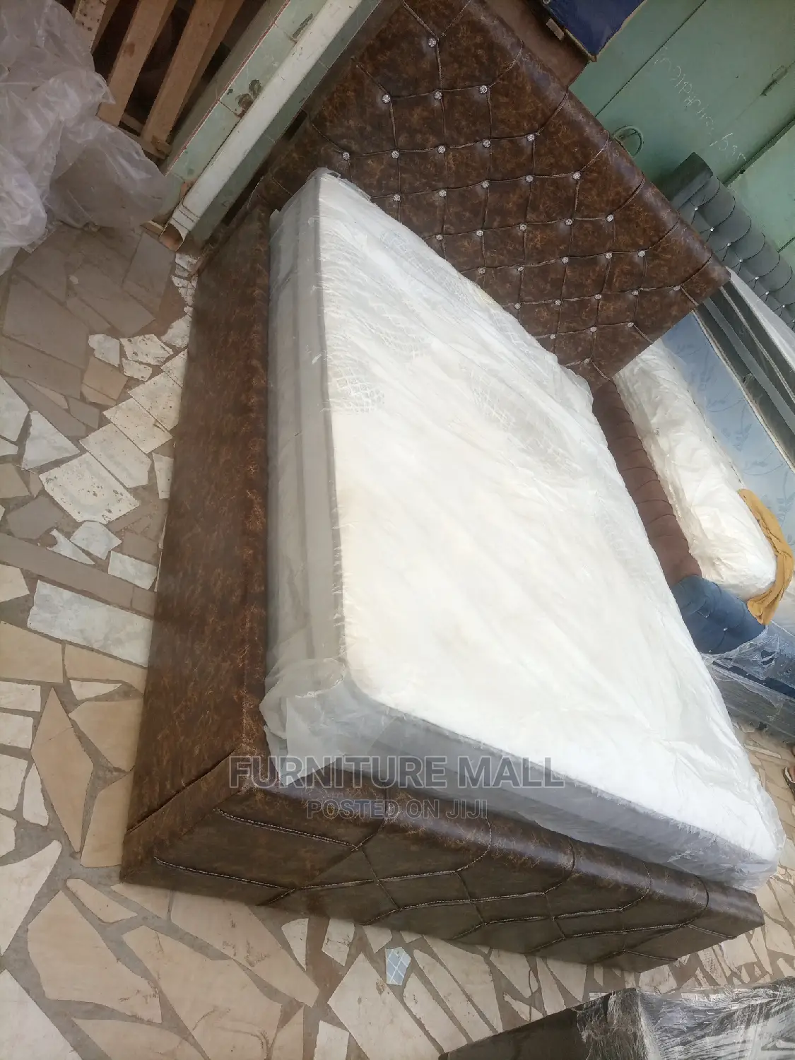 Clean Canadian Queen Size Bed Frame With Mattress .Fre