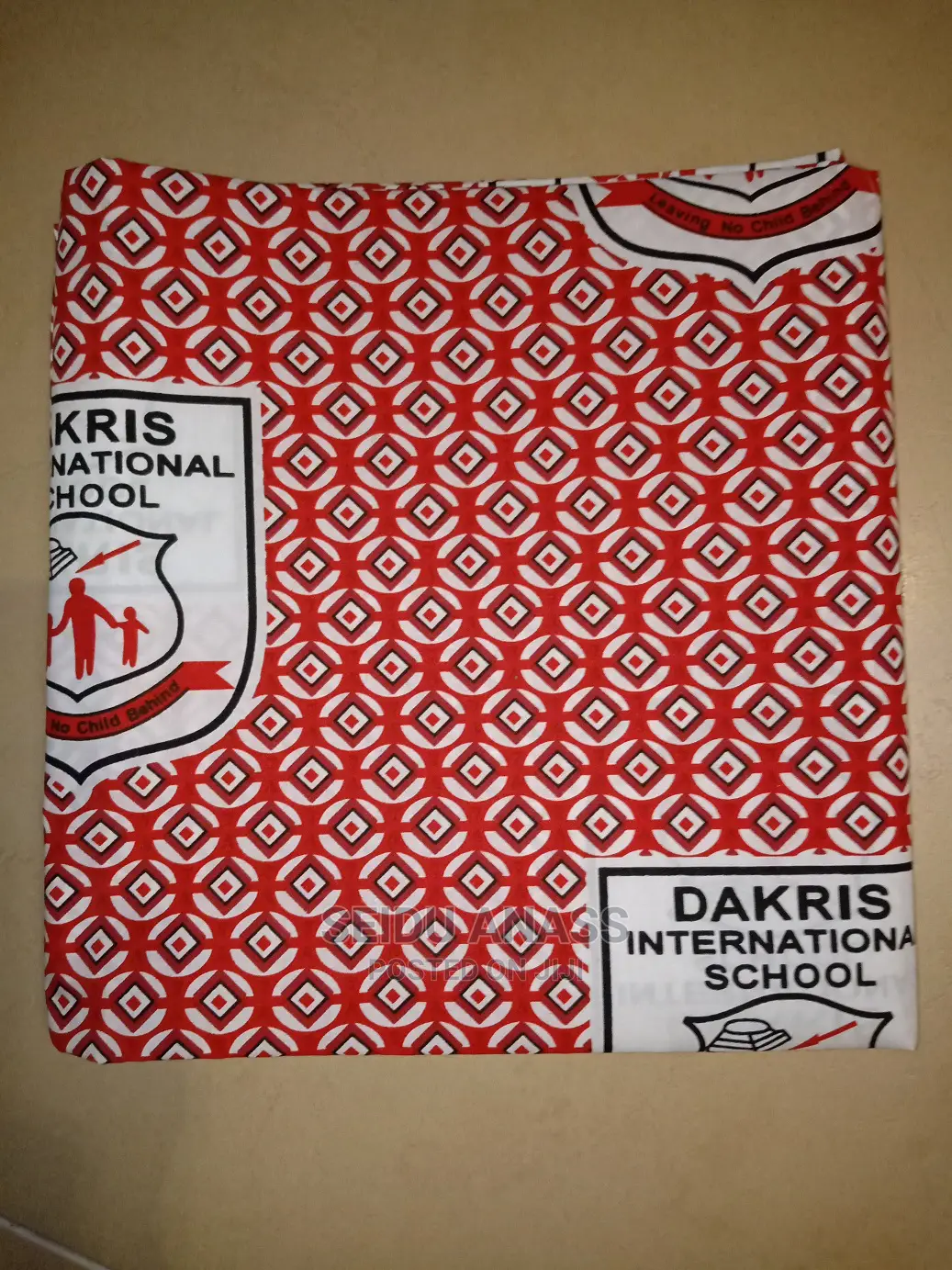 Anniversary Cloth/Material/Fabric Print