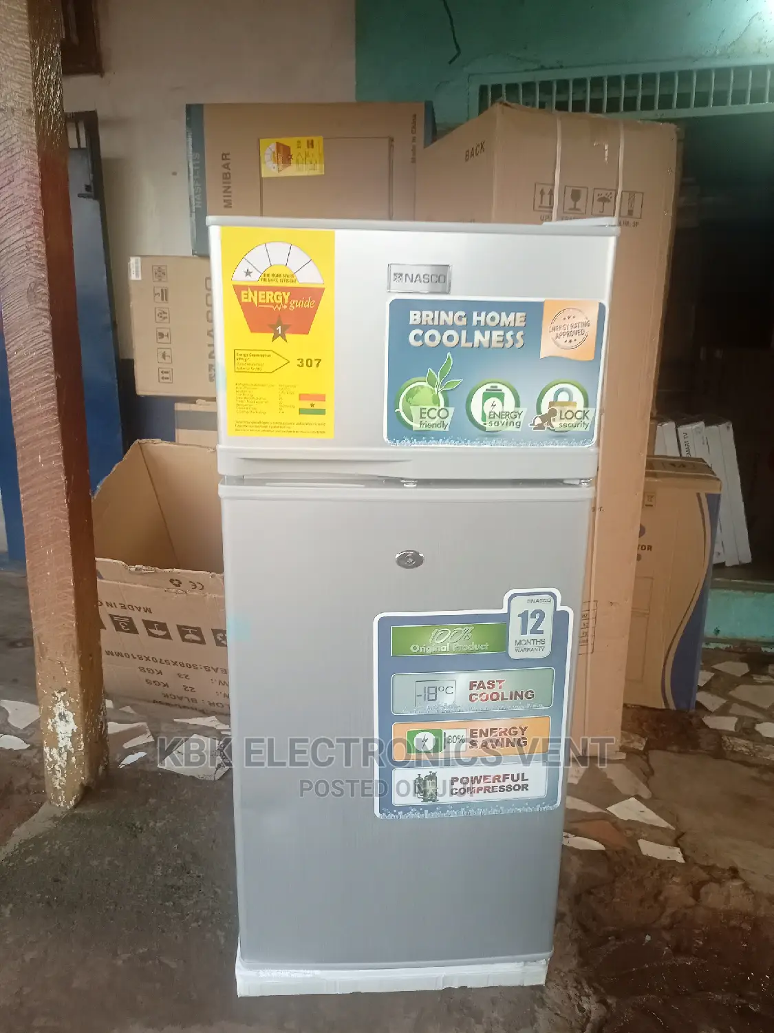 Nasco 95ltr Top Mounted Freezer