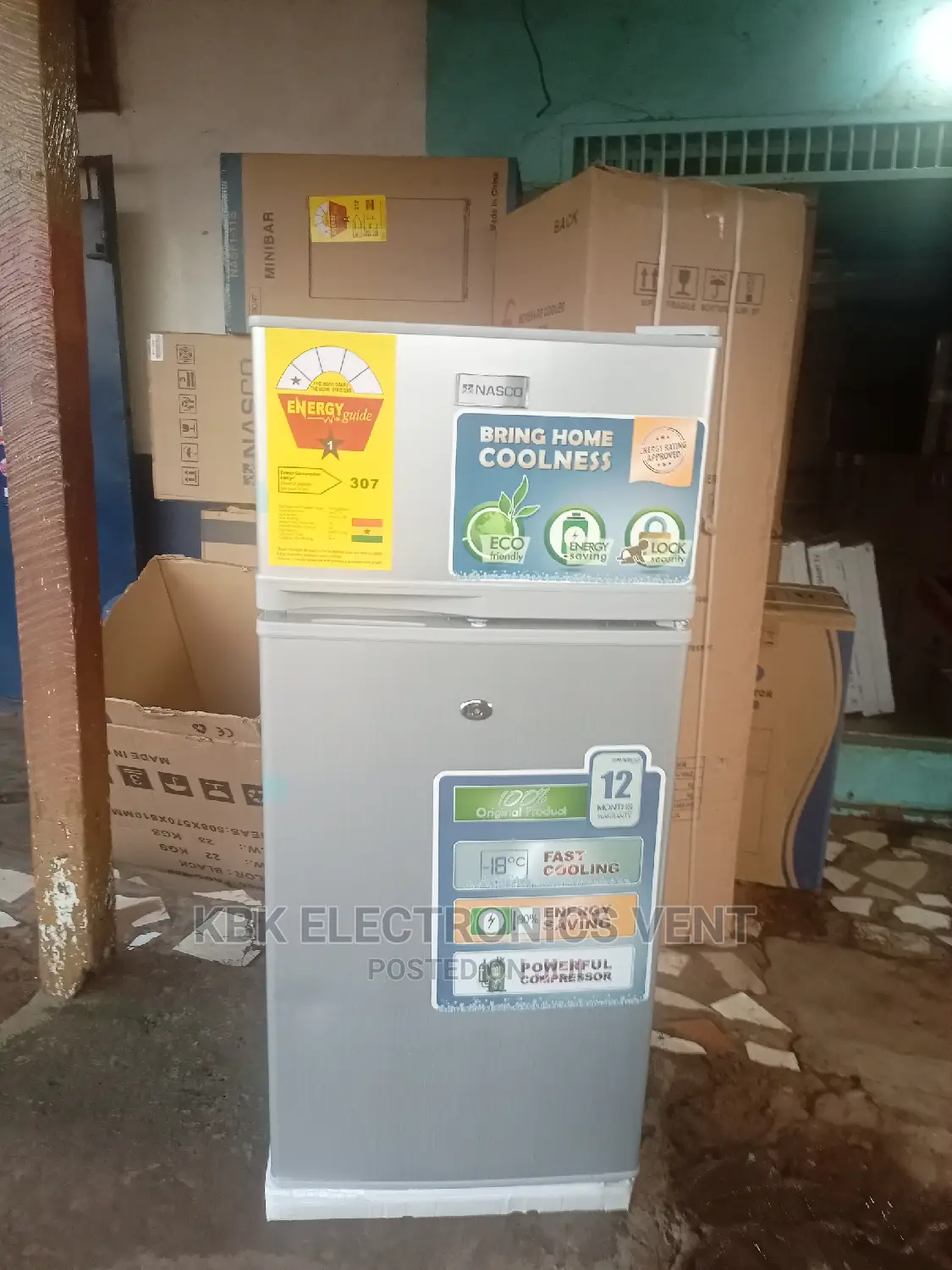 Nasco 95ltr Top Mounted Freezer