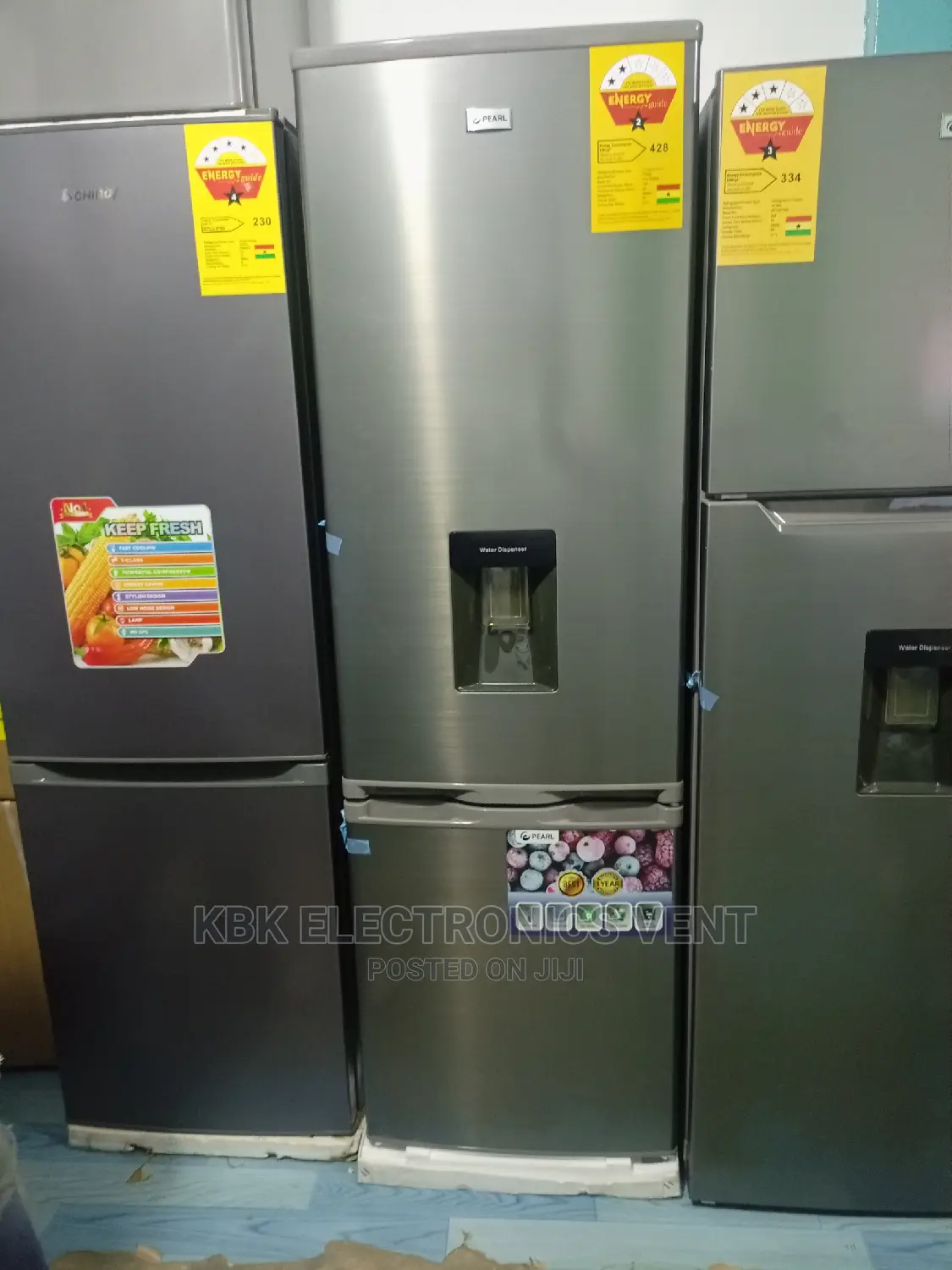 Pearl 280ltr Pf384xwd Double Door Fridge Water Dispenser
