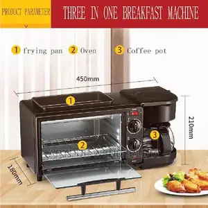 3 in 1 Breakfast Maker ( Frying,Roasting , Making Coffee)