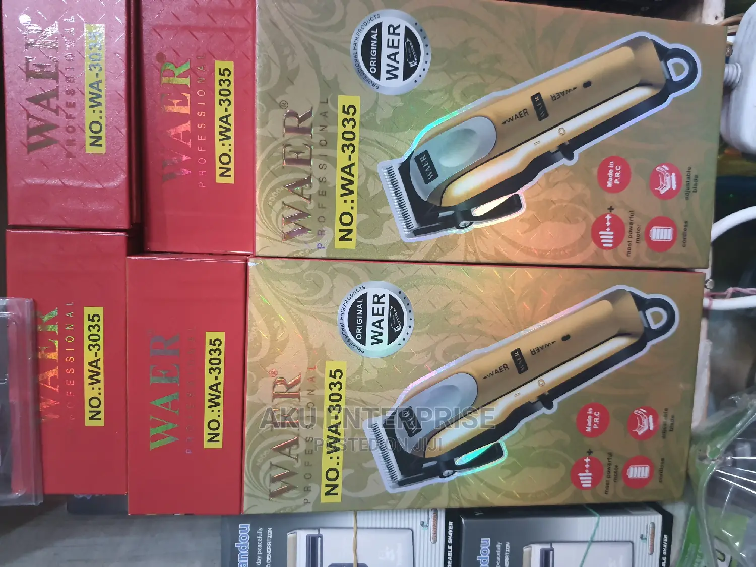 Rechargeable Gold Hair Clipper/ Promotion