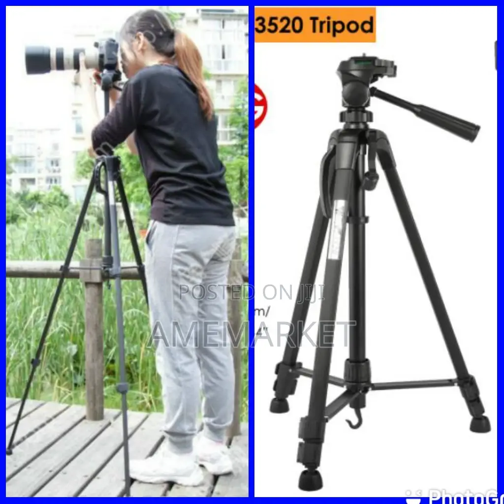Professional Photo Video Tripod Stand for Phones Cameras