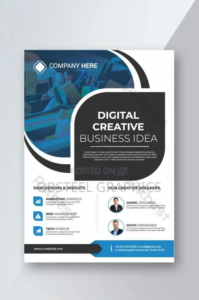 Graphic Designer: Flyers, Call Cards, Certificates, Posters