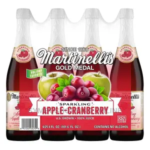 Martinelli's Sparkling Cider, Apple, 25.4 Fl Oz, 4 Ct
