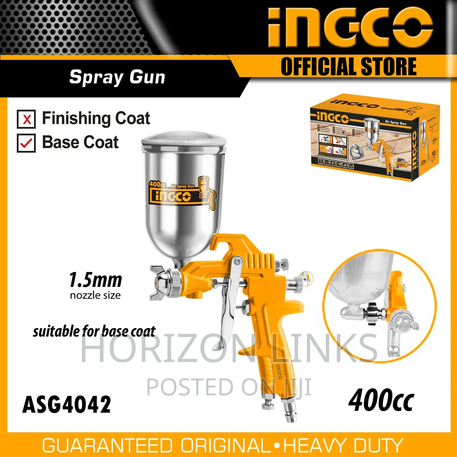 Ingco Air Spray Gun 400cc