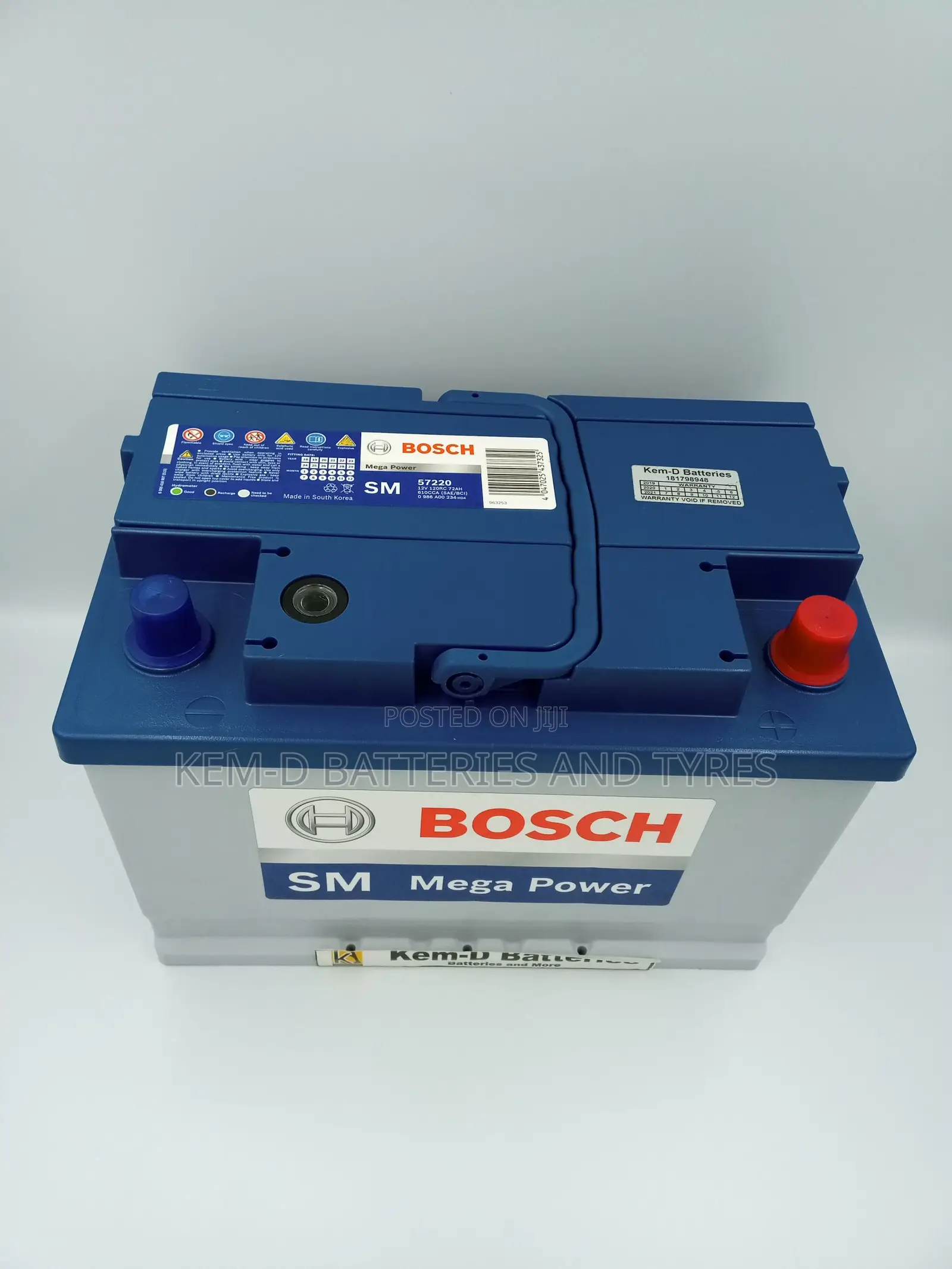 Bosch Car Battery Batteries 15plates 72ah/12V