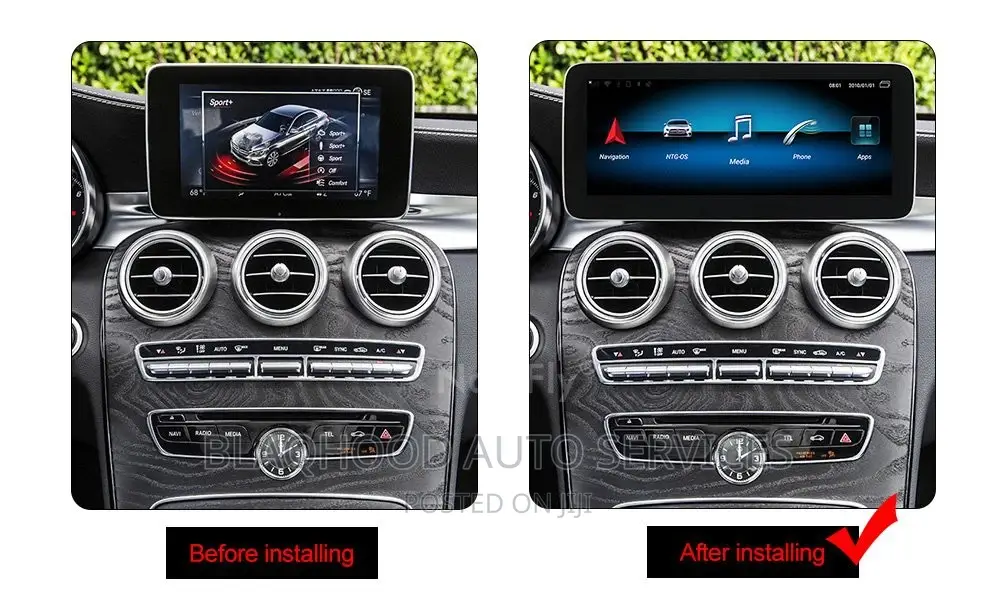 Benz C300 2014-19 (12inch) Fullscreen Infotainment System Available