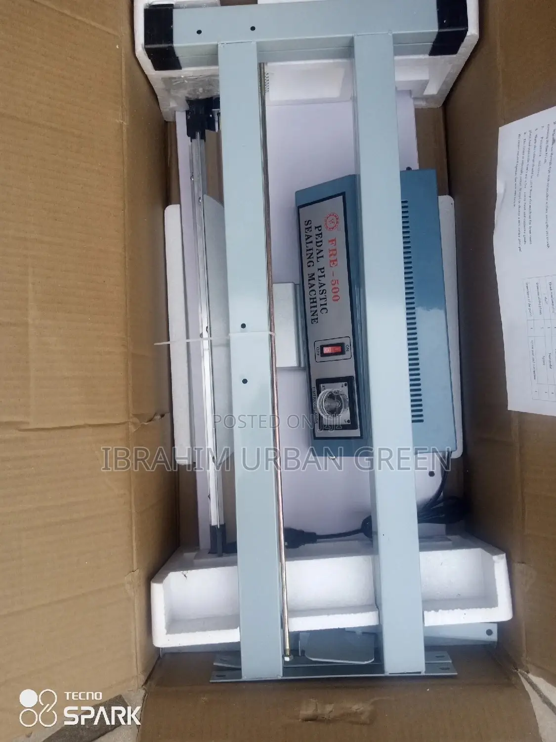 Pedal Plastic Sealing Machine 600mm
