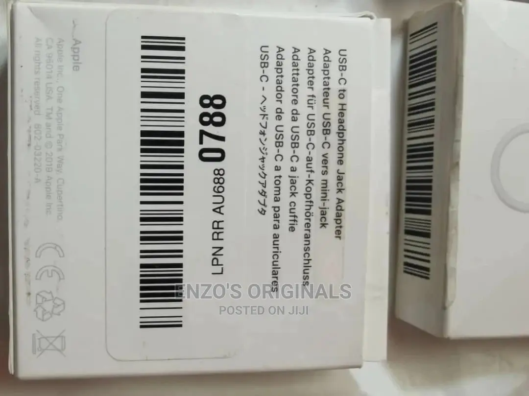 OEM Apple Branded USB-C to 3.5mm Audio Jack Original