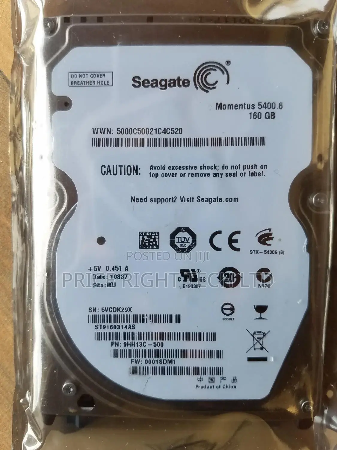 Brand New 160gb Laptop Hard Drive