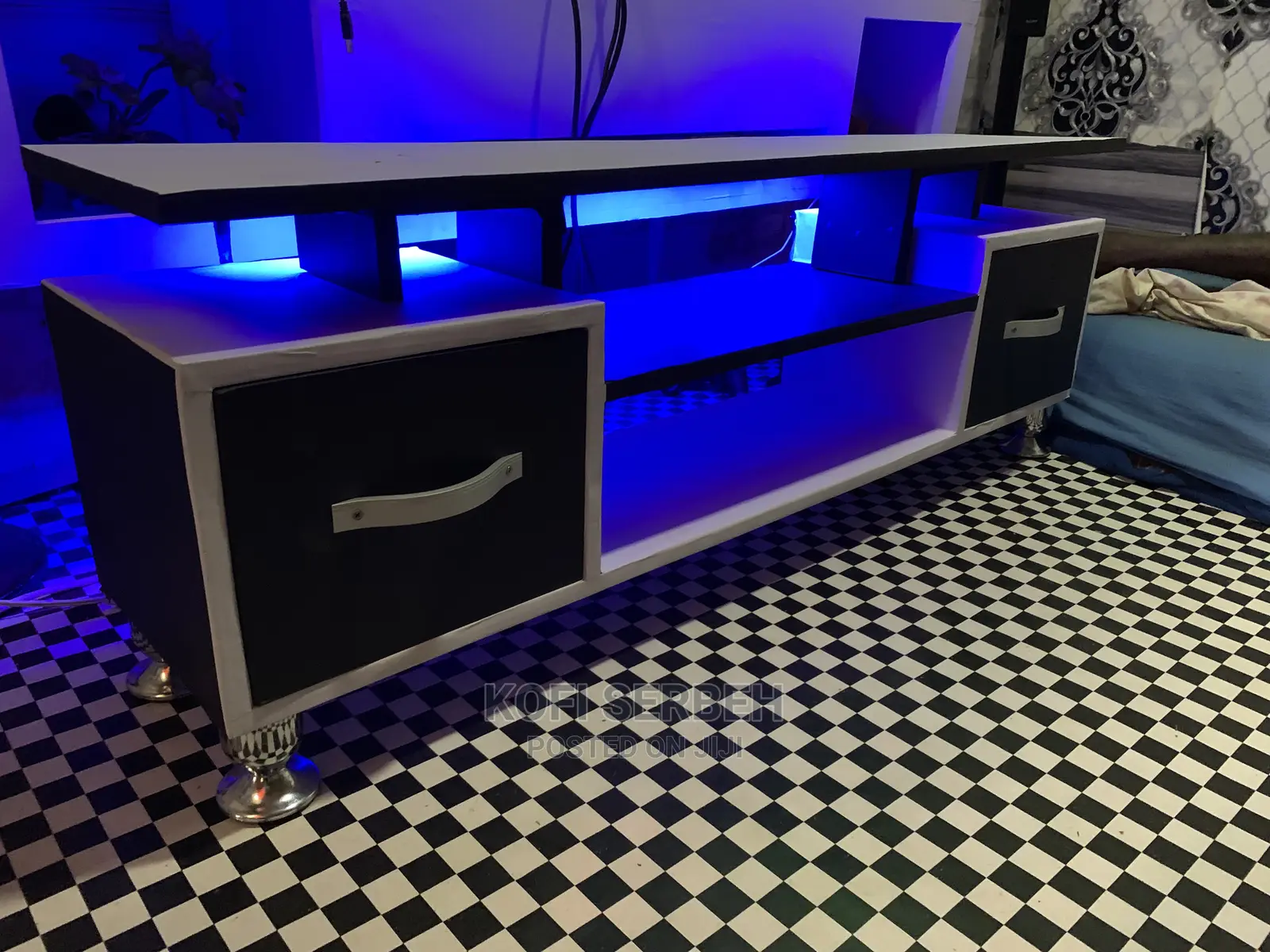 Led Wooden Tv Stand