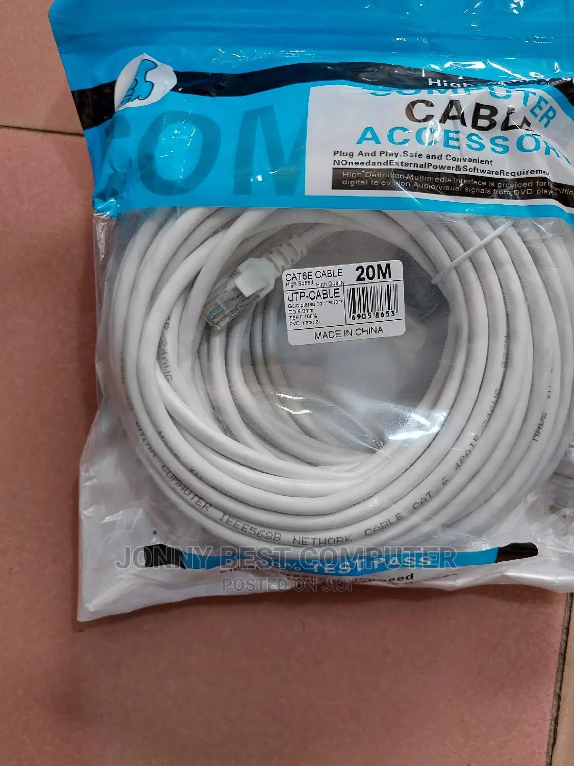 Cat 6 20meters Cable