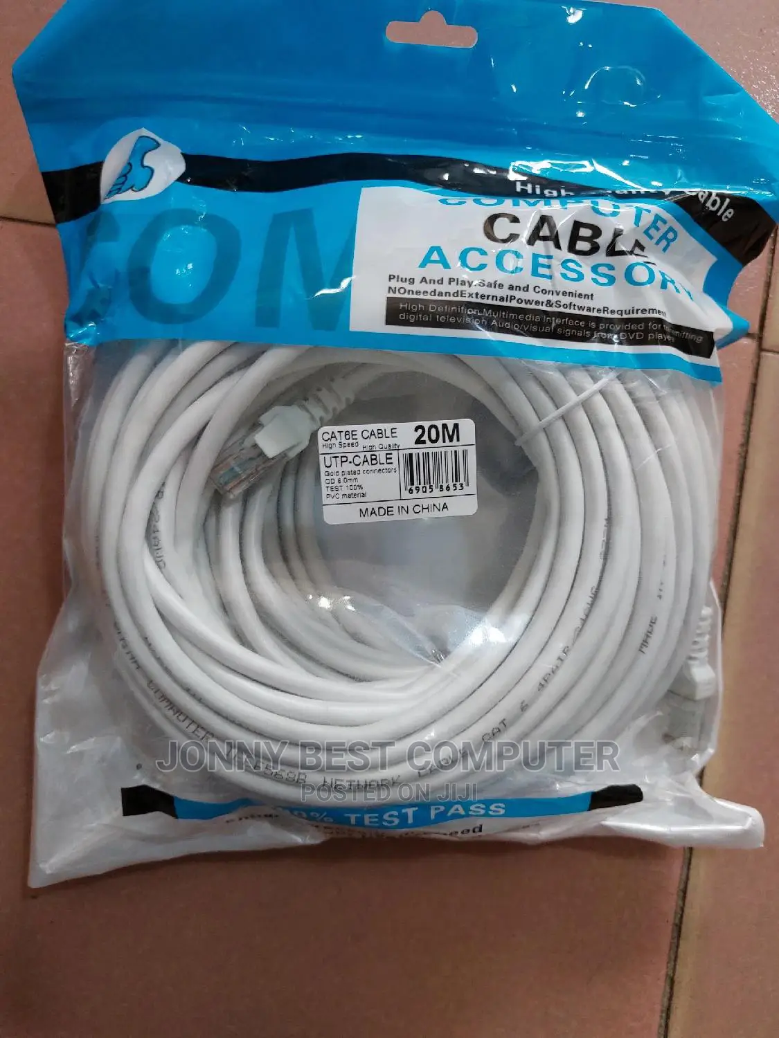 Cat 6 20meters Cable