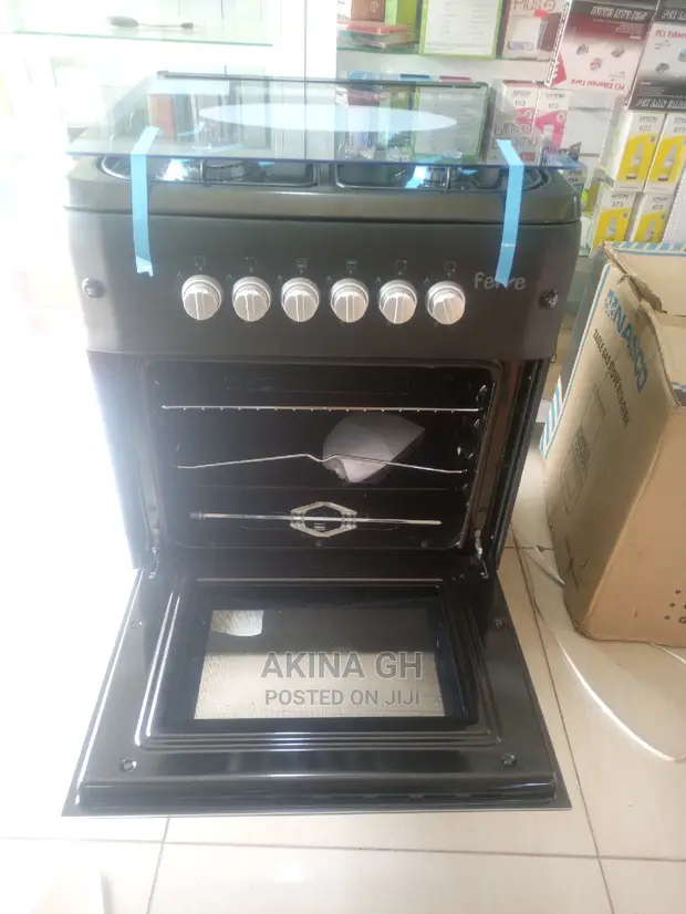 Ferre 60x60 4 Burner Gas Cooker With Oven and Grill 2