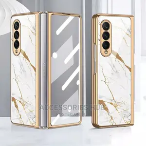 Z Fold 3 Luxury Cases With Inbuilt Tempered Glass Protector