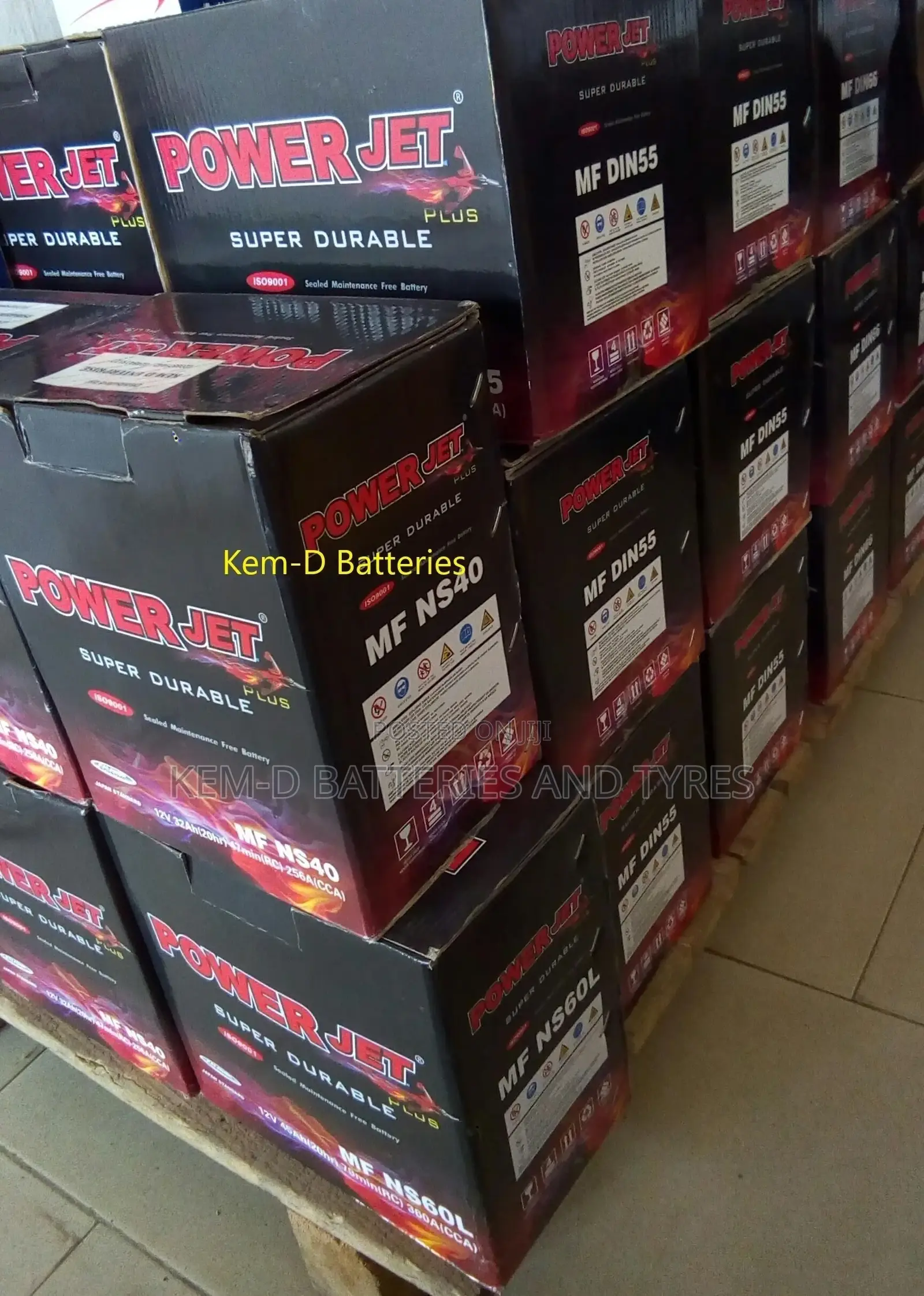 90ah (17 Plates) Car Battery + Free Door Step Delivery