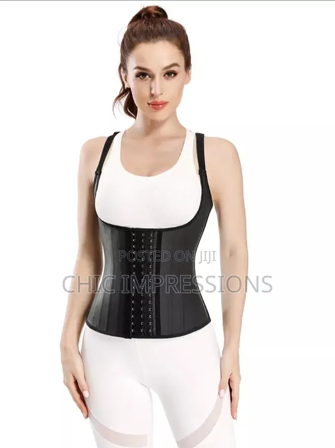 25 Steel Bone Latex Vest M-2xl