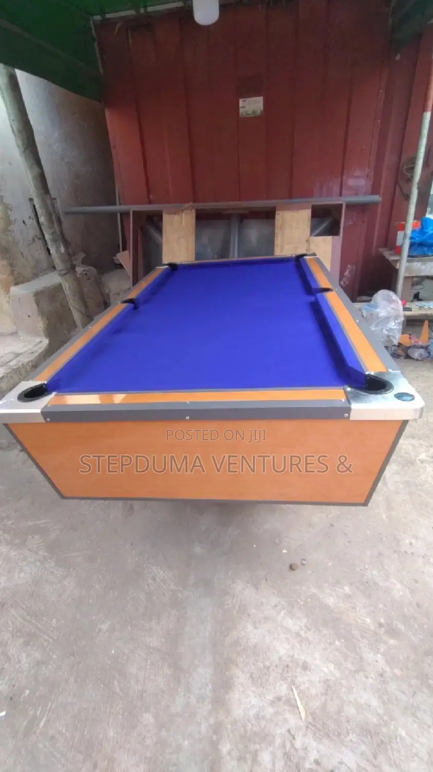 Brand New Marine Board Snooker Wid Balls Showing on One Side