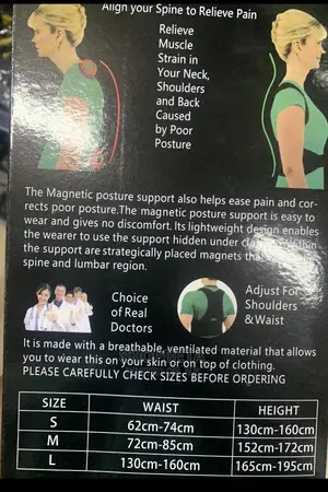 Posture Support Spine Alignment Back Support