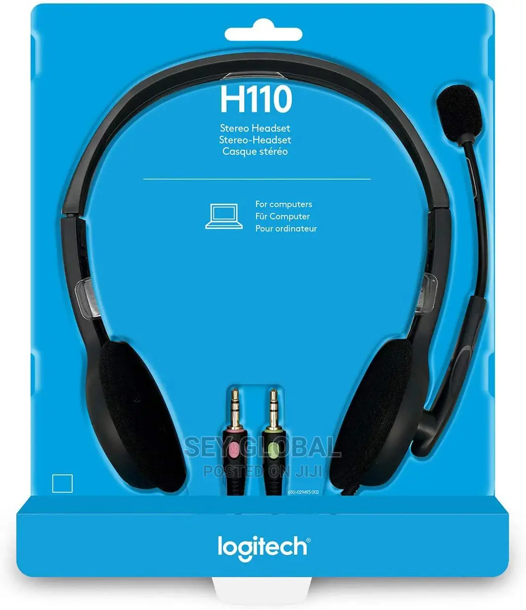 H110 Stereo Headset + Mic With Noise Cancilation