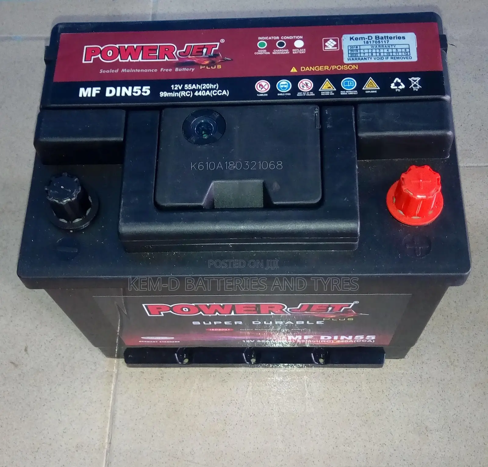 13 Pates Car Battery. Power Jet Accent Yaris Rio