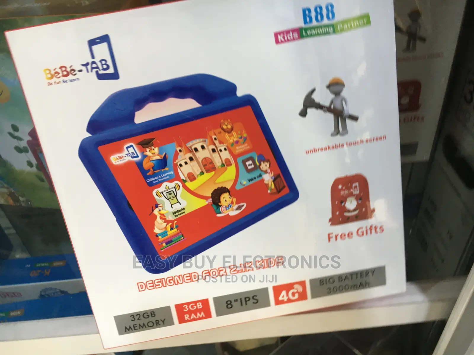 B88 Kids Educational Tablet 32ram 3ram