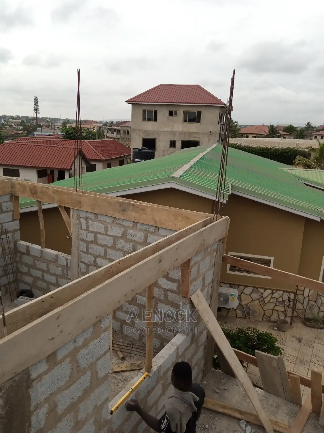 Professional Carpenter With Plywood, Board Etc