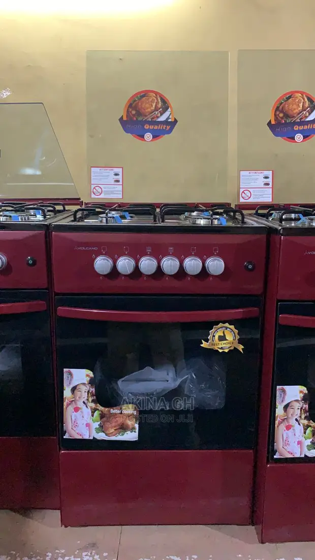 Volcano Turkish Gas Cooker 4 Burner With Oven 50x50 4